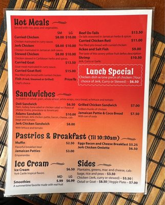 Menu photo 3 Tropical Island Coffee Cafe Winchester, VA
