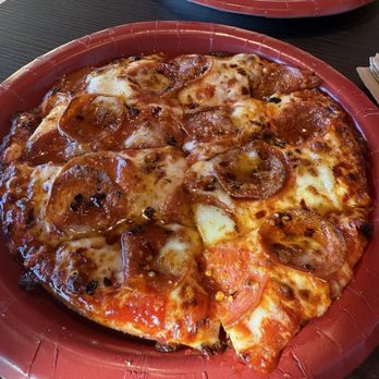Donatos Pizza - Hot Honey Pepperoni - Individual size - Pizza Near Me - Frisco, Texas