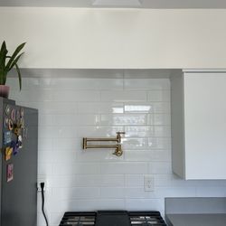 All Bros Plumbing - Our new beautiful pot-filler provided and installed by All Bros Plumbing !