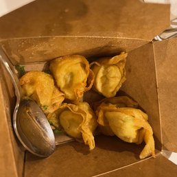 Crab and cheese wontons Crab and cheese wontons
