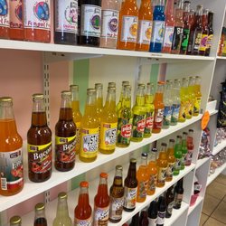 Sweets, Treats, & Tees - Wall of fun sodas for sale