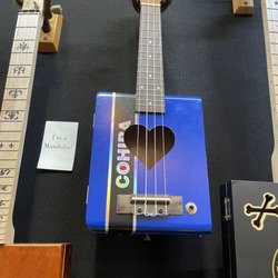 Nickel Cigar Box Guitar
