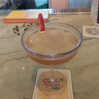 Palm Breeze Bar - Strawberry thyme spritz - Bars Near Me - Anaheim, California Palm Breeze Bar - Strawberry thyme spritz - Bars Near Me - Anaheim, California