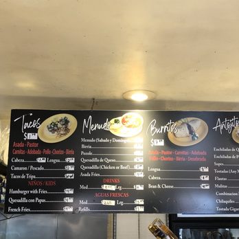Tacos More - Menu 1/15/2021 - Mexican Near Me - Mira Loma, California