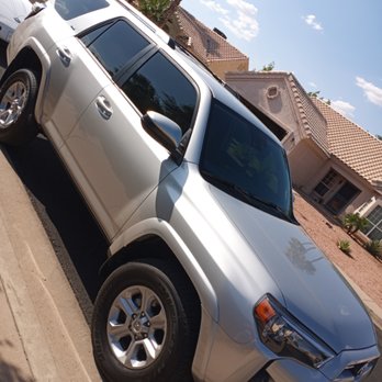 Oasis Window Tinting AZ - Nice 4 run er got 20% ceramic all around and 70% ceramic on the winwindshield. Choice - Home Window Tinting Near Me - Gilbert, Arizona Oasis Window Tinting AZ - Nice 4 run er got 20% ceramic all around and 70% ceramic on the winwindshield. Choice - Home Window Tinting Near Me - Gilbert, Arizona