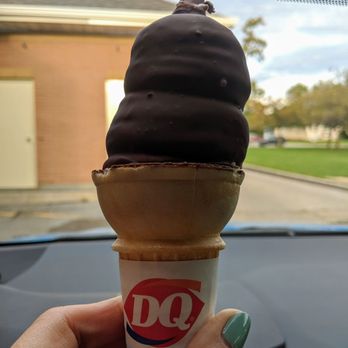 Dairy Queen Grill & Chill - My first chocolate dipped cone. I nibbled on it before realizing that I needed a pic... haha! - Ice Cream & Frozen Yogurt Near Me - Markham, Ontario Dairy Queen Grill & Chill - My first chocolate dipped cone. I nibbled on it before realizing that I needed a pic... haha! - Ice Cream & Frozen Yogurt Near Me - Markham, Ontario