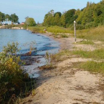 Straits State Park - The beach - Campgrounds Near Me - St Ignace, Michigan