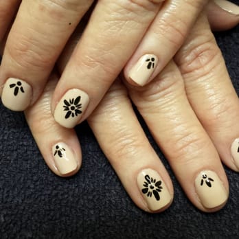 Indigo Nail Creations - Taking a plain color up a notch! Manicure with hand painted nail art. - Nail Salons Near Me - Apex, North Carolina Indigo Nail Creations - Taking a plain color up a notch! Manicure with hand painted nail art. - Nail Salons Near Me - Apex, North Carolina