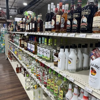 O'Darby's Liquor Barn - shelves of liquor - Beer, Wine & Spirits Near Me - Taylors, South Carolina