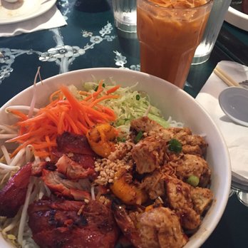 An Loi - noodles with 3 sides of choice: lemon chicken, shrimp, and lemongrass tofu - Vietnamese Near Me - Columbia, Maryland An Loi - noodles with 3 sides of choice: lemon chicken, shrimp, and lemongrass tofu - Vietnamese Near Me - Columbia, Maryland