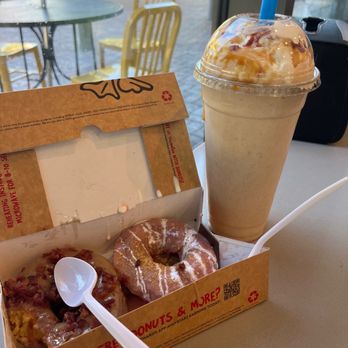 Duck Donuts - Maple Bacon Shake and Two Custom Donuts - Donuts Near Me - Rancho Cucamonga, California Duck Donuts - Maple Bacon Shake and Two Custom Donuts - Donuts Near Me - Rancho Cucamonga, California