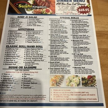 Sushi Kingdom Memphis - Menu - Sushi Bars Near Me - Memphis, Tennessee