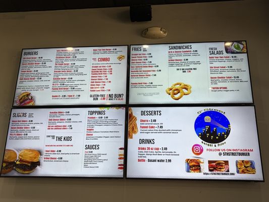 Menu photo 3 5th Street Burger & Fries Tempe, AZ