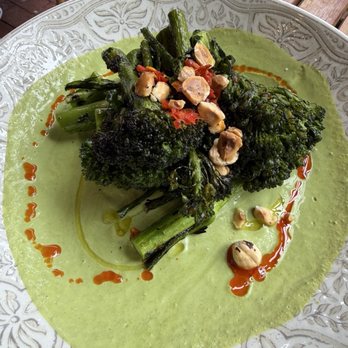 Nora’s Carmel - Charred broccolini Calabrian chili - Salad Near Me - Carmel By The Sea, California Nora’s Carmel - Charred broccolini Calabrian chili - Salad Near Me - Carmel By The Sea, California