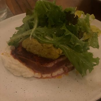 La Rustica Mita - Tuna on potatoes topped with mashed plantains - Pizza Near Me - Punta de Mita, NAY