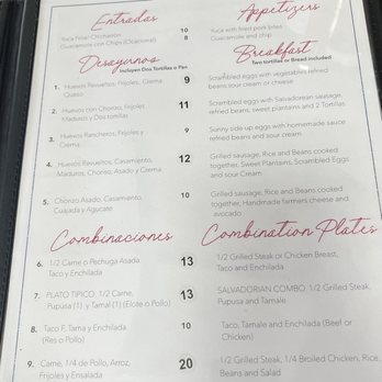 La Cabana Salvadoreña - menu - Salvadoran Near Me - New York, New York La Cabana Salvadoreña - menu - Salvadoran Near Me - New York, New York