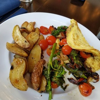 The Harvest - Italian omelette ordered vegetarian style with fingerling potatoes! - New American Near Me - Birmingham, Alabama The Harvest - Italian omelette ordered vegetarian style with fingerling potatoes! - New American Near Me - Birmingham, Alabama
