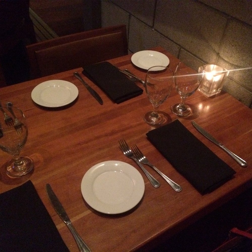 Roaring Fork - Table set up on lounge (open seating in that section) - New American Near Me - Austin, Texas Roaring Fork - Table set up on lounge (open seating in that section) - New American Near Me - Austin, Texas