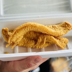 Relay Station - Yummy fried catfish (small order) :)..