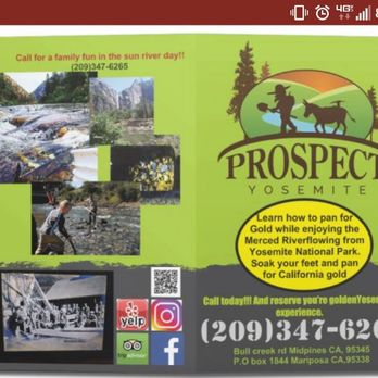 Prospect Yosemite - Front brochure - Tours Near Me - Midpines, California Prospect Yosemite - Front brochure - Tours Near Me - Midpines, California