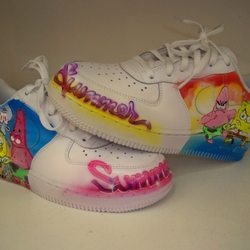 Gunz-N-Hozez Airbrush - SpongeBob shoes