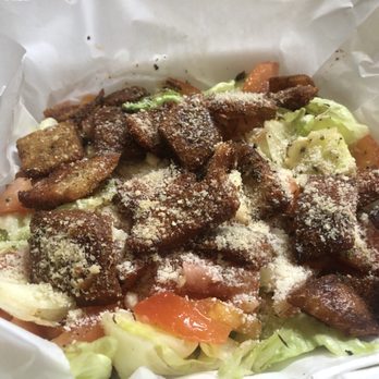 Paradise Cafe - Iceberg Lettuce Ceasar Salad. Croutons are huge! - Breakfast & Brunch Near Me - Catonsville, Maryland Paradise Cafe - Iceberg Lettuce Ceasar Salad. Croutons are huge! - Breakfast & Brunch Near Me - Catonsville, Maryland