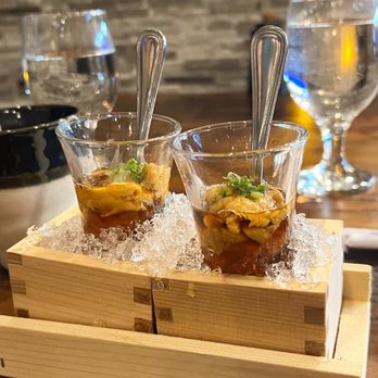 Maguro - Uni Shot (2 pcs.) - Sushi Bars Near Me - Brookline, Massachusetts Maguro - Uni Shot (2 pcs.) - Sushi Bars Near Me - Brookline, Massachusetts