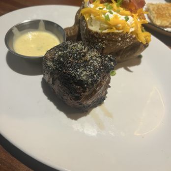 J. Alexander's Restaurant - FILET MIGNON WITH BEARNAISE and Loaded Baked Potato - New American Near Me - Nashville, Tennessee