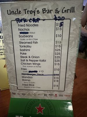 Menu photo 5 Uncle Troy's Bar and Grill Pearl City, HI