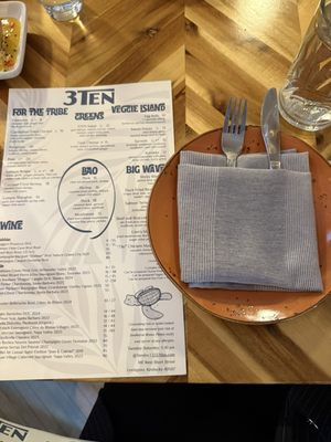 Menu photo 2 3ten Lexington, KY