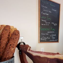 Beautiful breads and ham. Beautiful breads and ham.