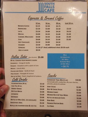 Menu photo 4 South Falls Cafe Sublimity, OR Menu photo 4 South Falls Cafe Sublimity, OR