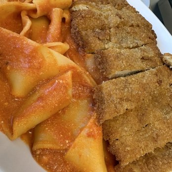 Pasta Sisters - Rosa Sauce with Side of Breaded Chicken - Italian Near Me - Culver City, California
