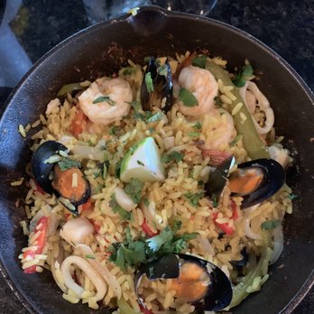 E B Latin Bistro - Paella Del Mar - Cuban Near Me - Plano, Texas