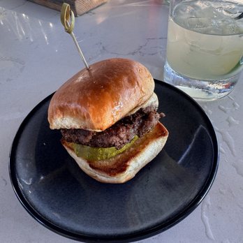 The Watch Rooftop Kitchen & Spirits - Cheeseburger Sliders - New American Near Me - Charleston, South Carolina