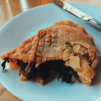 Seabirds Kitchen - Half-eaten Empanada. So good! - Vegan Near Me - Costa Mesa, California