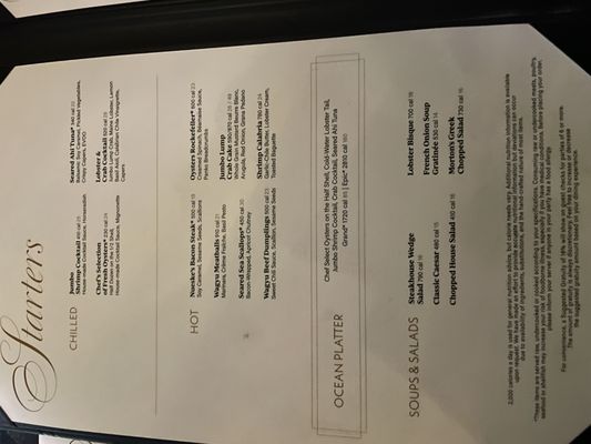Menu photo 1 Morton's The Steakhouse Troy, MI Menu photo 1 Morton's The Steakhouse Troy, MI