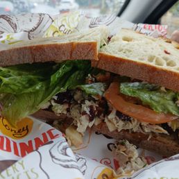 Delicious chicken salad sandwich!