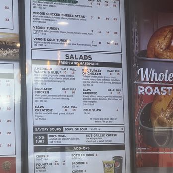 Capriotti's Sandwich Shop - Menu - Sandwiches Near Me - Happy Valley, Oregon Capriotti's Sandwich Shop - Menu - Sandwiches Near Me - Happy Valley, Oregon