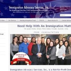 Immigration Advocacy Services - IAS Website Page
