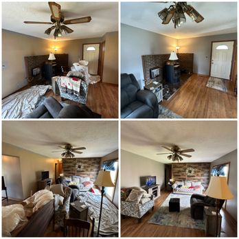 Mortons Handyman Service - Before and after painting living room - Drywall Installation & Repair Near Me Mortons Handyman Service - Before and after painting living room - Drywall Installation & Repair Near Me