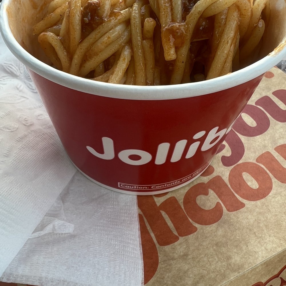 Jollibee - Small size Jolly Spaghetti mixed up. - Chicken Shop Near Me - Alhambra, California
