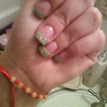Fashion Nails - olive green glitter tips =) - Nail Salons Near Me - El Cajon, California Fashion Nails - olive green glitter tips =) - Nail Salons Near Me - El Cajon, California