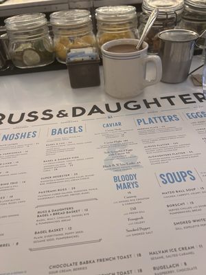 Menu photo 6 Russ & Daughters Cafe New York, NY