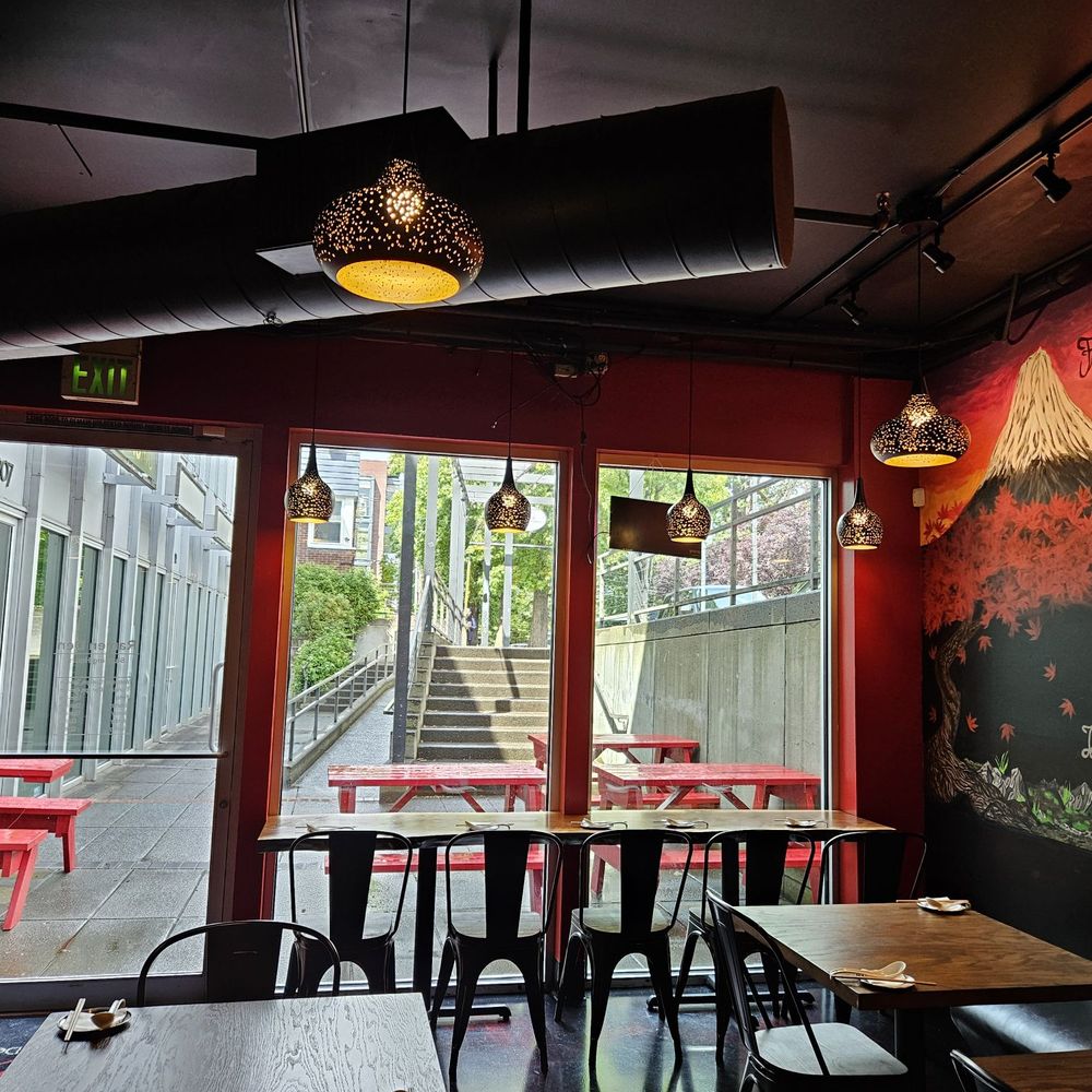 Baka Umai Ramen Den - Indoor seating - Ramen Near Me - Portland, Oregon