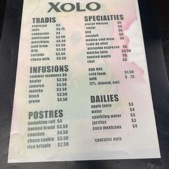 xolo coffee - menu - Coffee & Tea Near Me - Phoenix, Arizona xolo coffee - menu - Coffee & Tea Near Me - Phoenix, Arizona