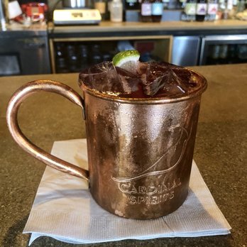Cardinal Spirits - Bramble Mule...it's amazing!!! - Cocktail Bars Near Me - Bloomington, Indiana