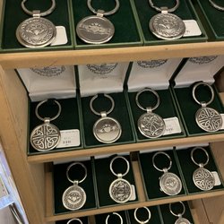 Pewter keychains, bought the one with a Celtic knot
