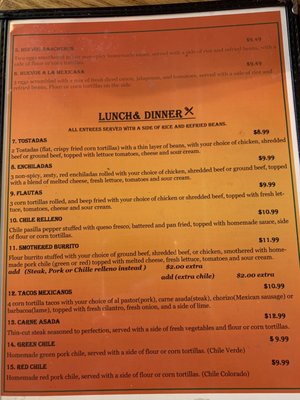Menu photo 6 Mi Casita Green River, WY Menu photo 6 Mi Casita Green River, WY