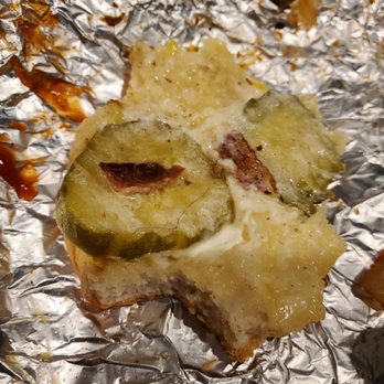 Five Guys - Yummy!! Someone's curly, dark hair made it onto the pickles. - Burgers Near Me - San Dimas, California Five Guys - Yummy!! Someone's curly, dark hair made it onto the pickles. - Burgers Near Me - San Dimas, California